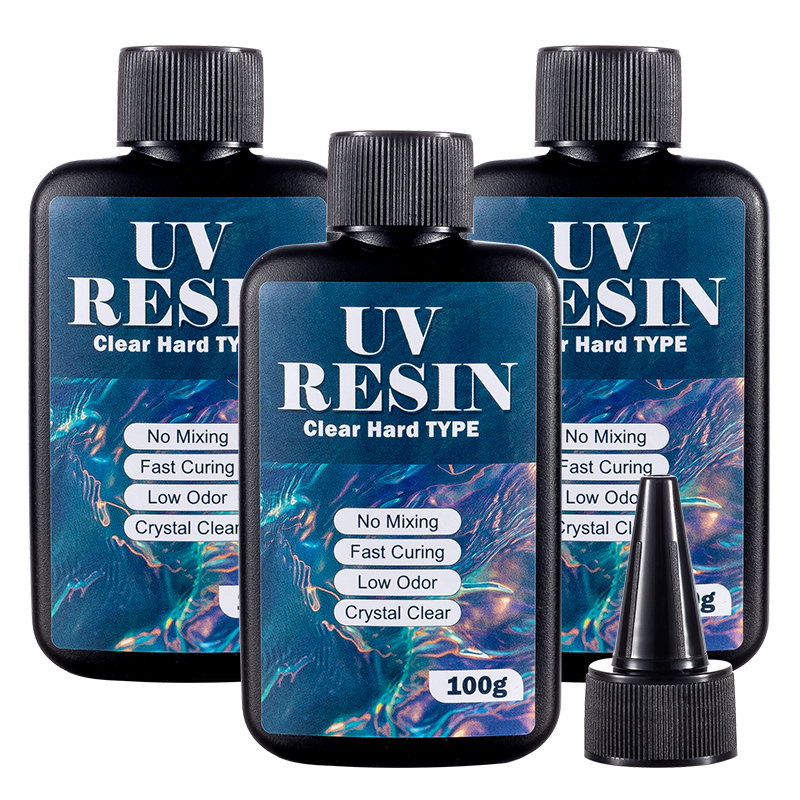 Resin Jewelry Kit - راتنج UV صلب شفاف للغاية 100/200/300