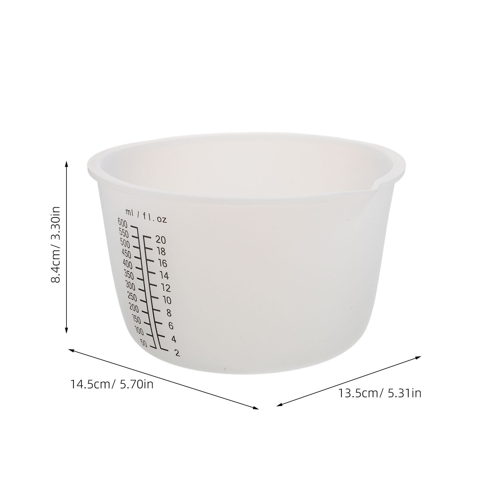 3 قطع أكواب خلط من السيليكون س - مراجعة Mixing Cup Silicone وسعره