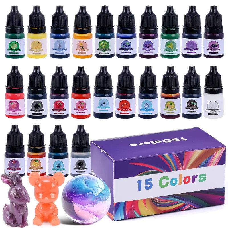 صبغة ألوان راتنجات الايبوكسي 2 - مراجعة Resin Pigment Set وسعره