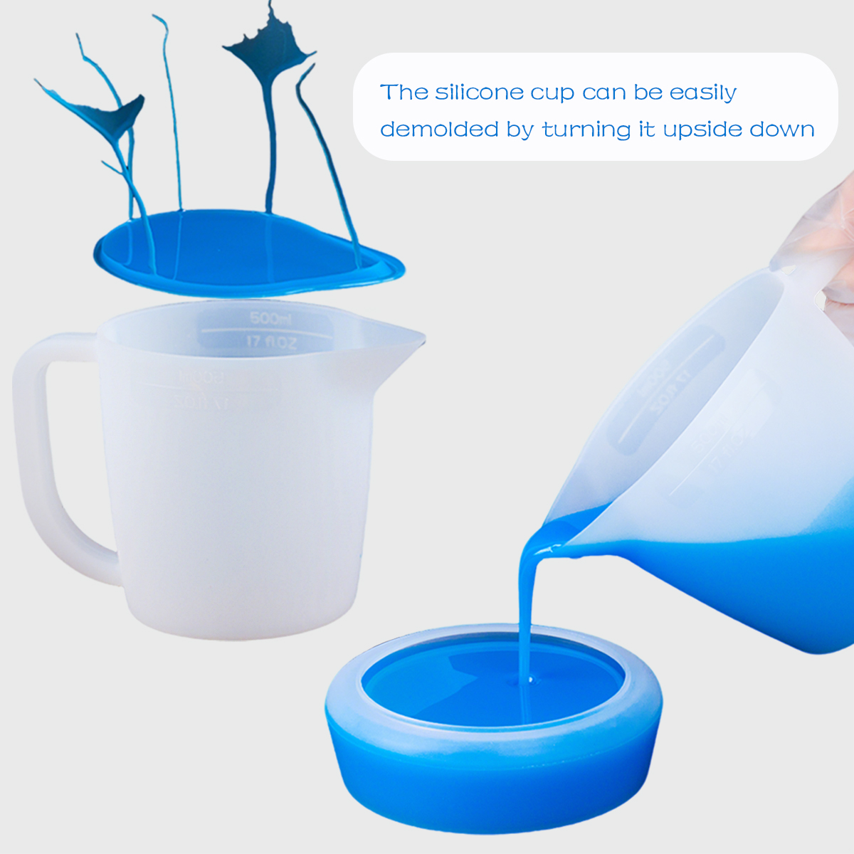 كوب قياس من السيليكون 500 مللي - مراجعة Mixing Cup Silicone وسعره
