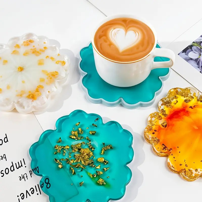 قالب راتنجي على شكل زهرة الساك - مراجعة Geode Mold Silicone وسعره