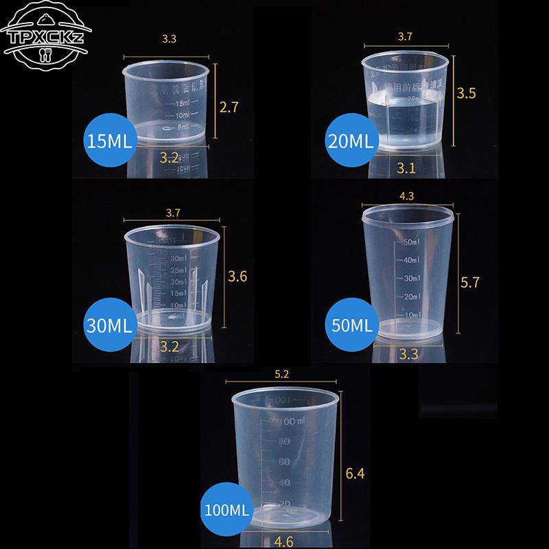15 مللي-500 مللي البلاستيك قيا - مراجعة Mixing Cup Silicone وسعره