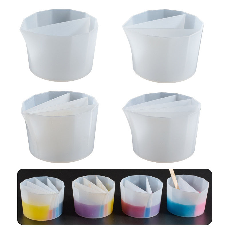 أكواب مقسمة لصب الطلاء، 3 عبوا - مراجعة Mixing Cup Silicone وسعره