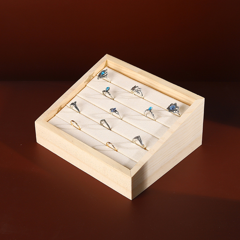 عرض المجوهرات الخشبية ، أقراط  - مراجعة Wood Ring Blank وسعره