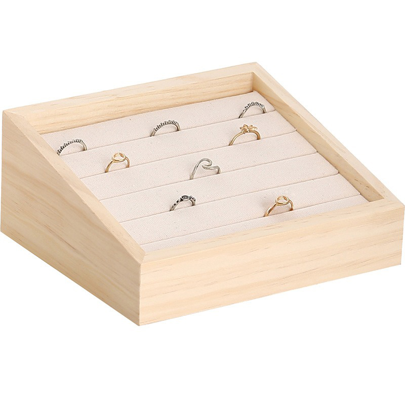 عرض المجوهرات الخشبية ، أقراط  - مراجعة Wood Ring Blank وسعره