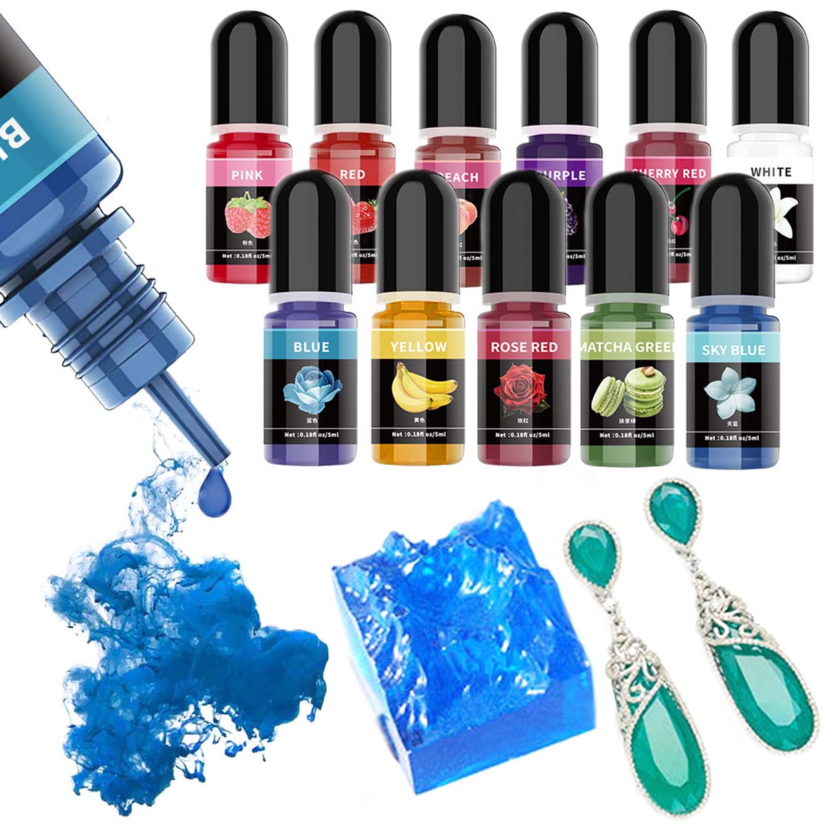 5 مللي/زجاجة الايبوكسي الراتنج - مراجعة Epoxy Uv Resin Kit وسعره